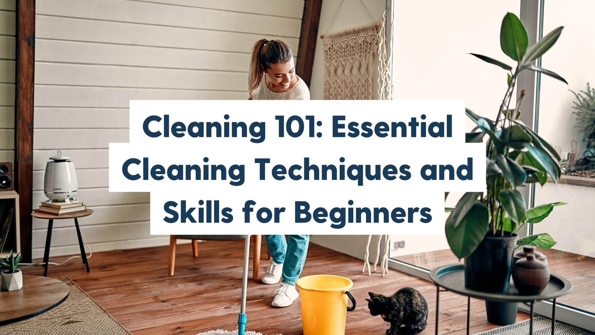 essentials cleaning techniques