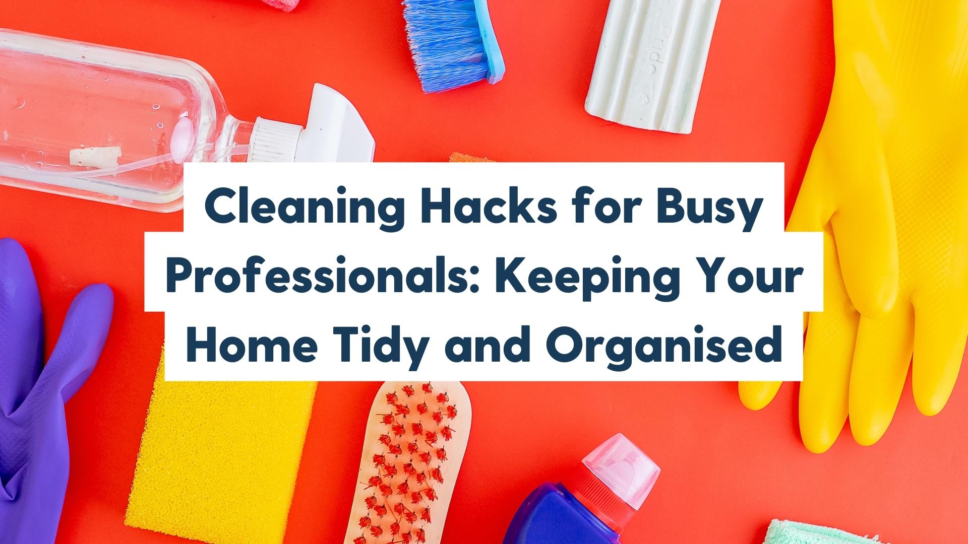 Keeping your home tidy